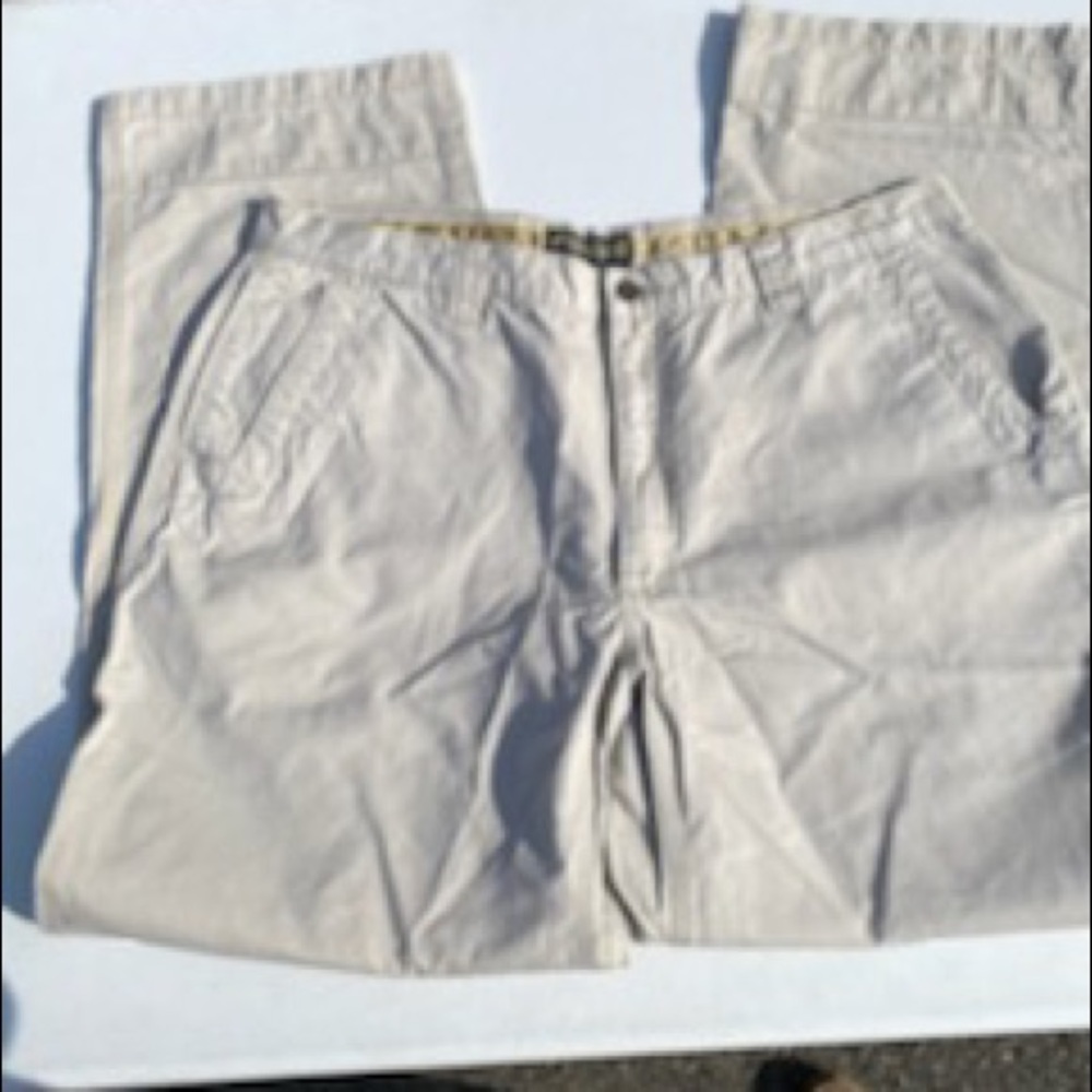 Like new, without tags, Mountain Khaki khakis.